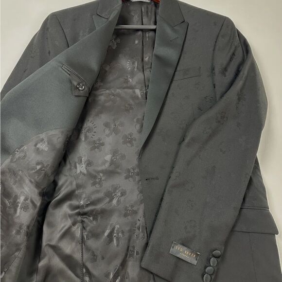 Ted Baker Jules Trim Fit Dinner Tuxedo Jacket 36R Black - Picture 10 of 14